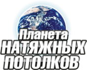 Логотип компании Планета натяжных потолков
