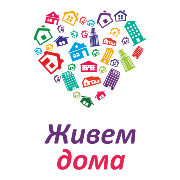 Логотип компании Живем Дома