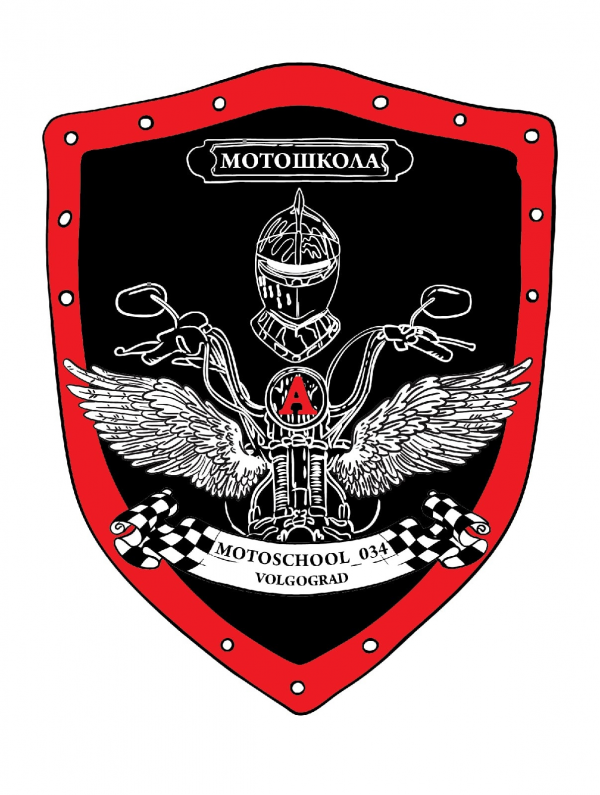 Логотип компании Мотошкола034